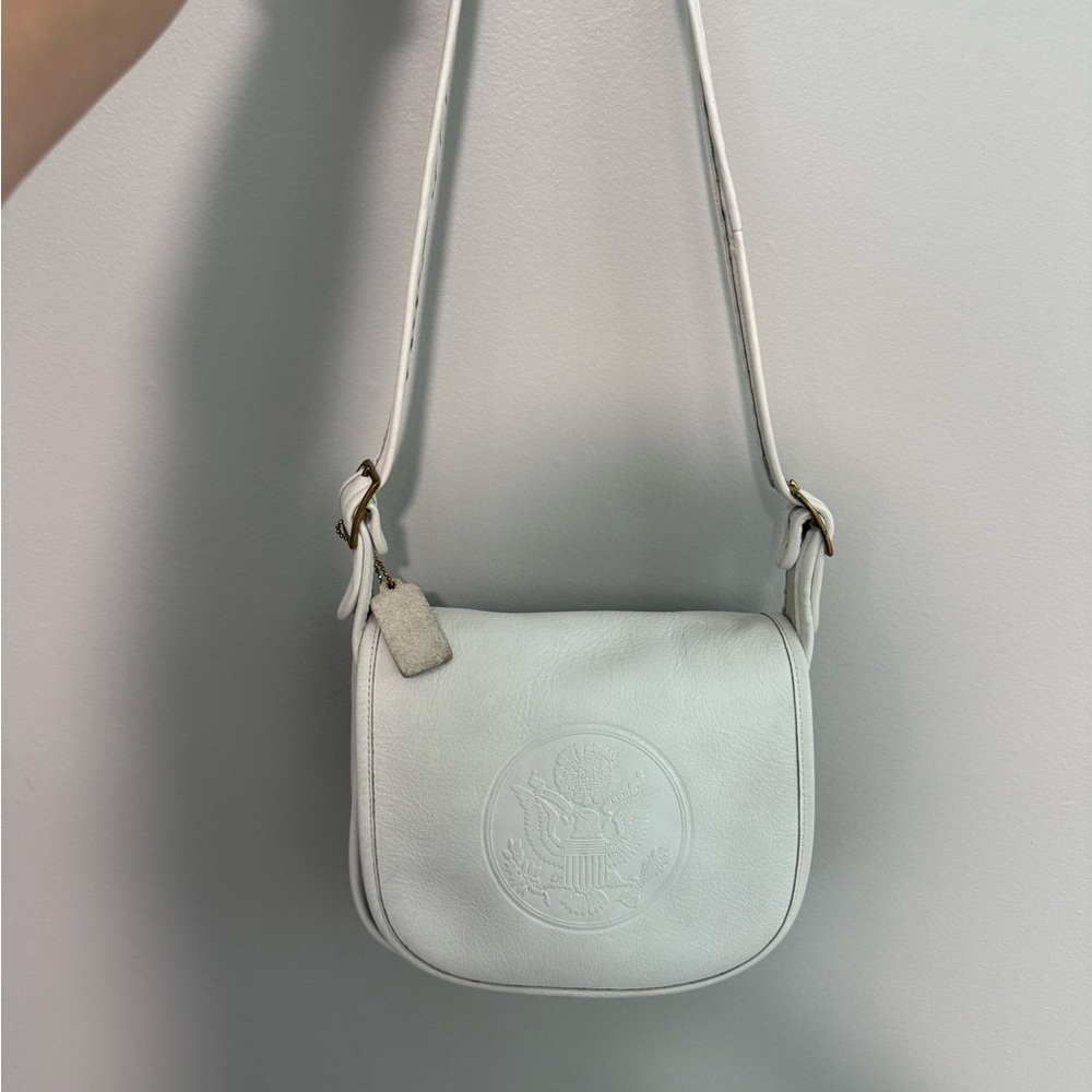 RARE UNICORN 🦄 Vintage Small Coach Federal Bag ERROR STAMP Bonnie Cashin Era - Picture 3 of 15